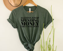 Load image into Gallery viewer, Wholesale I Gotta Stop Graphic Tee - Heather Forest
