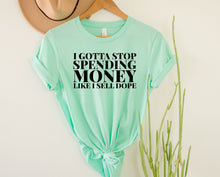 Load image into Gallery viewer, Wholesale I Gotta Stop Graphic Tee - Mint

