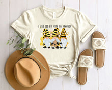Load image into Gallery viewer, Wholesale I love Beeing with my Gnomies Graphic Tee - Heather Sand Tshirt
