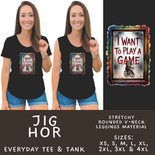 Load image into Gallery viewer, Batch #571 - Horror Windows - Closes 8/17 - ETA mid Oct - Jig Hor Everyday Tank &amp; Tee
