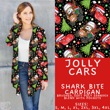 Load image into Gallery viewer, Batch #434 - Magical Christmas - Closes 10/22 - ETA early Dec - Jolly Cars Cardigan
