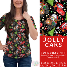 Load image into Gallery viewer, Batch #434 - Magical Christmas - Closes 10/22 - ETA early Dec - Jolly Cars Everyday Tee
