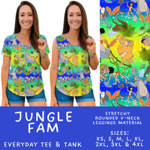 Load image into Gallery viewer, Batch #594 - Magical Faves 25 - Closes 10/5 - ETA early Dec - Jungle Fam Everyday Tank &amp; Tee
