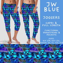 Load image into Gallery viewer, Batch #601 - Cool Characters 19 - Closes 10/21 - ETA mid Dec - JW Blue Full and Capri Length Joggers
