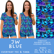 Load image into Gallery viewer, Batch #601 - Cool Characters 19 - Closes 10/21 - ETA mid Dec - JW Blue Everyday Tank &amp; Tee
