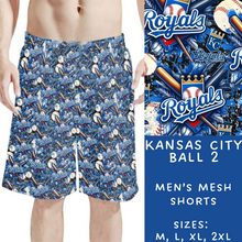 Load image into Gallery viewer, Batch #310 - Men&#39;s Baseball Shorts - Closes 3/26 - ETA mid/late May - Kansas City Ball 2 Men&#39;s Shorts
