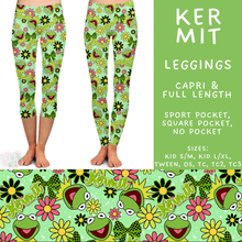 Load image into Gallery viewer, Batch #603 - September Request Run - Closes 10/26 - ETA mid/late Dec - Ker Mit Full and Capri Length Leggings
