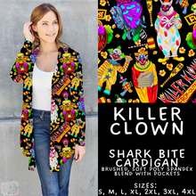 Load image into Gallery viewer, Batch #561 - June Request Run - Closes 7/27 - ETA late Sept - Killer Clown Cardigan
