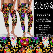 Load image into Gallery viewer, Batch #561 - June Request Run - Closes 7/27 - ETA late Sept - Killer Clown Full and Capri Length Joggers
