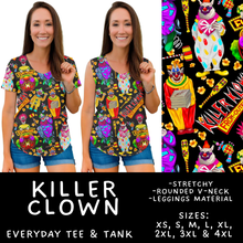 Load image into Gallery viewer, Batch #561 - June Request Run - Closes 7/27 - ETA late Sept - Killer Clown Everyday Tank &amp; Tee
