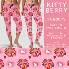 Load image into Gallery viewer, Batch #603 - September Request Run - Closes 10/26 - ETA mid/late Dec - Kitty Berry Full and Capri Length Joggers
