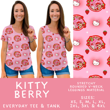 Load image into Gallery viewer, Batch #603 - September Request Run - Closes 10/26 - ETA mid/late Dec - Kitty Berry Everyday Tank &amp; Tee
