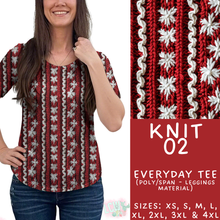 Load image into Gallery viewer, Batch #437 - Christmas Knit 2 - Closes 10/27 - ETA mid Dec - Knit 02 Everyday Tee
