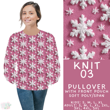Load image into Gallery viewer, Batch #437 - Christmas Knit 2 - Closes 10/27 - ETA mid Dec - Knit 03 Pocket Pullover

