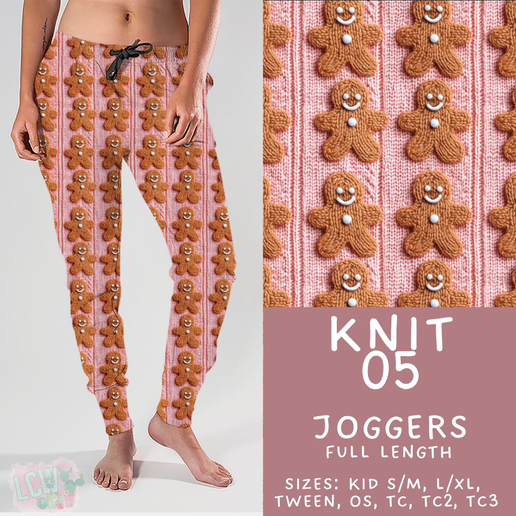 Batch #437 - Christmas Knit 2 - Closes 10/27 - ETA mid Dec - Knit 05 Joggers