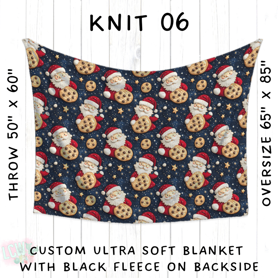 Batch #437 - Christmas Knit 2 - Closes 10/27 - ETA mid Dec - Knit 06 Blanket