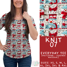 Load image into Gallery viewer, Batch #437 - Christmas Knit 2 - Closes 10/27 - ETA mid Dec - Knit 07 Everyday Tee
