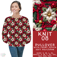 Load image into Gallery viewer, Batch #437 - Christmas Knit 2 - Closes 10/27 - ETA mid Dec - Knit 08 Pocket Pullover
