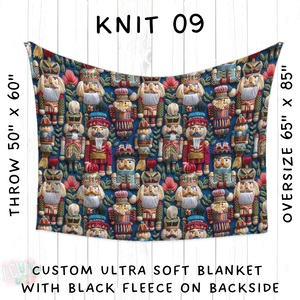 Batch #437 - Christmas Knit 2 - Closes 10/27 - ETA mid Dec - Knit 09 Blanket