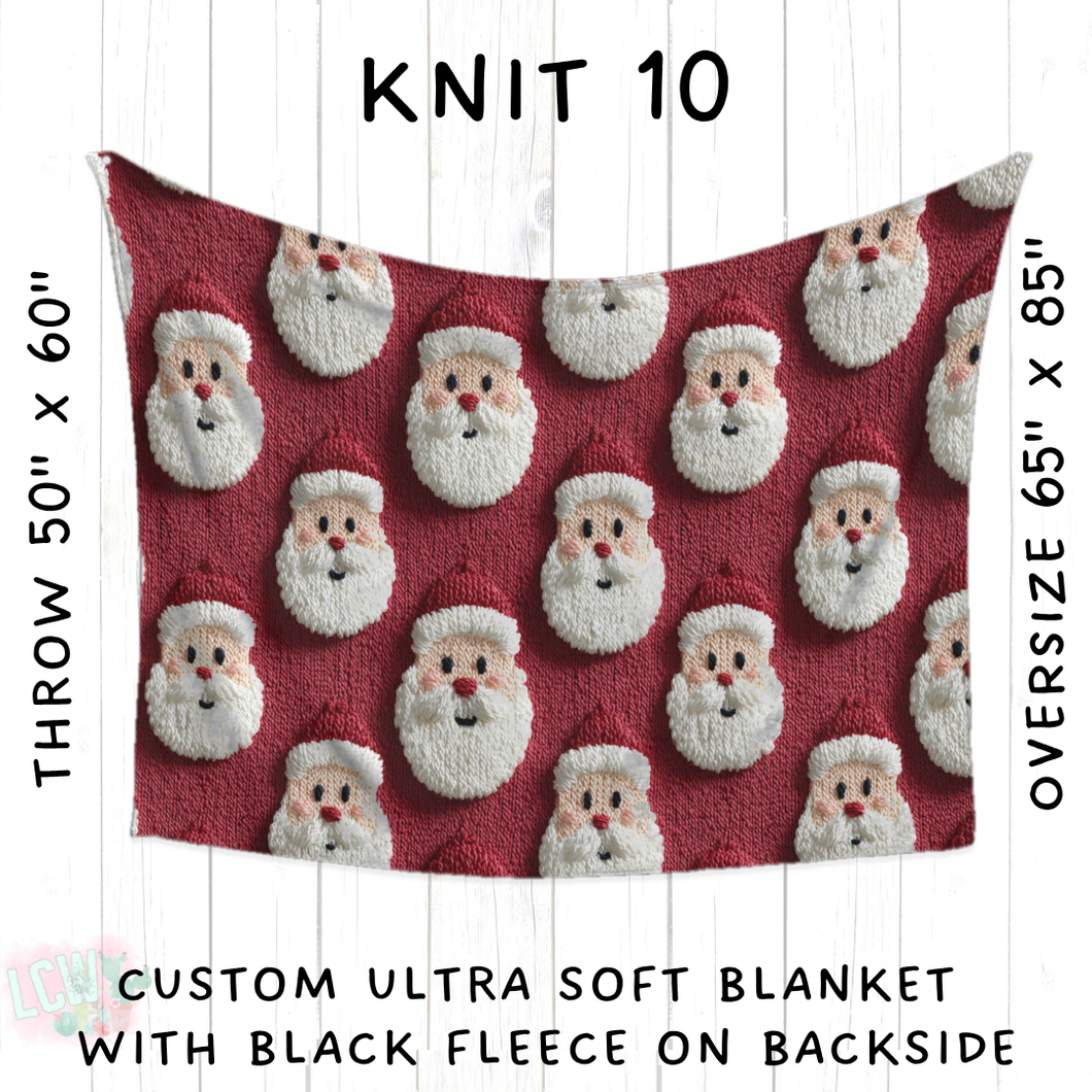 Batch #437 - Christmas Knit 2 - Closes 10/27 - ETA mid Dec - Knit 10 Blanket