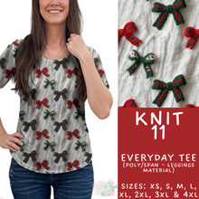 Load image into Gallery viewer, Batch #437 - Christmas Knit 2 - Closes 10/27 - ETA mid Dec - Knit 11 Everyday Tee
