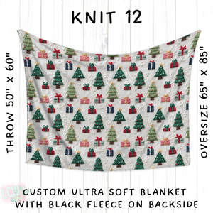 Batch #437 - Christmas Knit 2 - Closes 10/27 - ETA mid Dec - Knit 12 Blanket