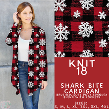 Load image into Gallery viewer, Batch #437 - Christmas Knit 2 - Closes 10/27 - ETA mid Dec - Knit 18 Cardigan
