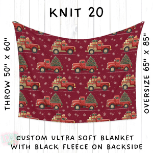 Batch #437 - Christmas Knit 2 - Closes 10/27 - ETA mid Dec - Knit 20 Blanket