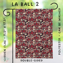 Load image into Gallery viewer, Batch #312 - Strike Out Baseball Flags - Closes 3/28 - ETA late May - LA Ball 2 Garden Flag
