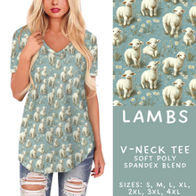 Load image into Gallery viewer, Batch #411 - July Request Run - Closes 9/11 - ETA late October - Lambs V-Neck Tee
