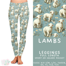 Load image into Gallery viewer, Batch #411 - July Request Run - Closes 9/11 - ETA late October - Lambs Full Length Leggings
