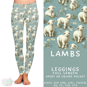 Batch #411 - July Request Run - Closes 9/11 - ETA late October - Lambs Full Length Leggings