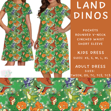 Load image into Gallery viewer, Batch #308 - Storybook Collection 2 - Closes 3/21 - ETA mid May - Land Dinos Adult &amp; Kids Dresses
