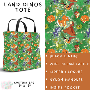 Batch #308 - Storybook Collection 2 - Closes 3/21 - ETA mid May - Land Dinos Tote