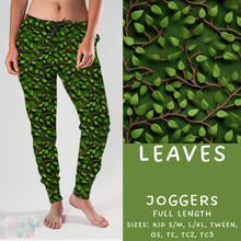 Load image into Gallery viewer, Ready To Ship - Leaves Joggers - TC2
