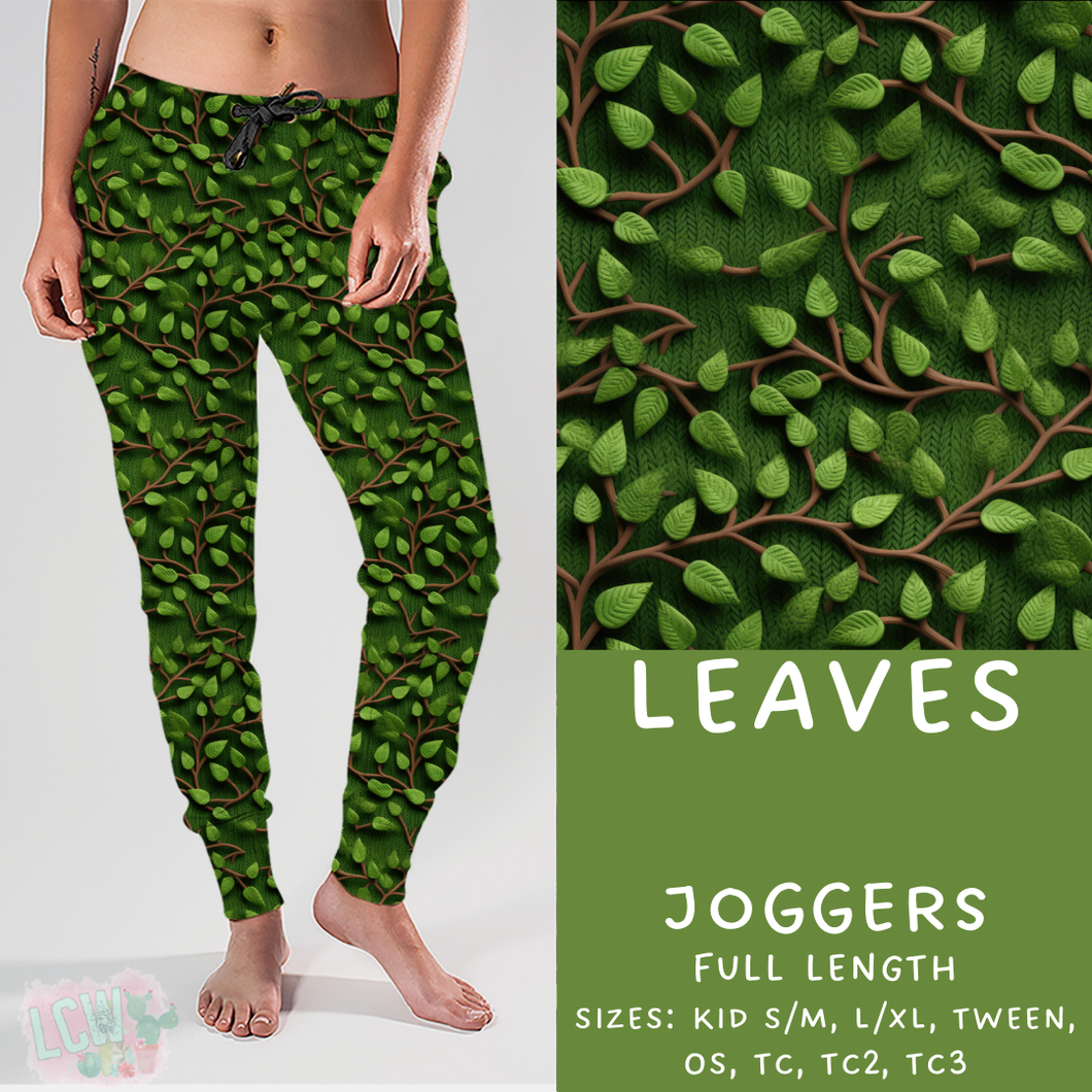 Ready To Ship - Leaves Joggers - TC2
