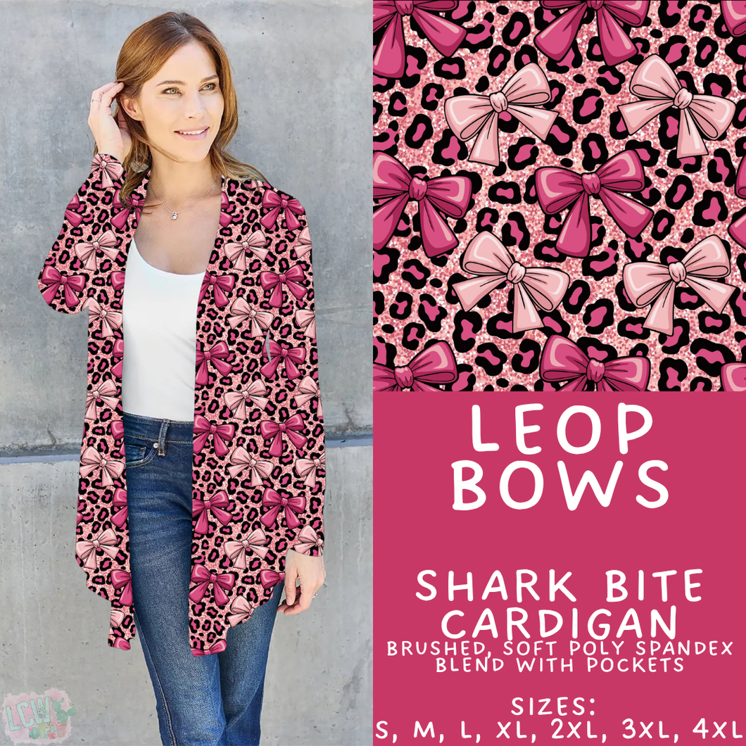 Batch #453 - Love Day 2 - Closes 11/24 - ETA mid Jan - Leop Bows Cardigan