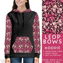 Load image into Gallery viewer, Batch #453 - Love Day 2 - Closes 11/24 - ETA mid Jan - Leop Bows Hoodie
