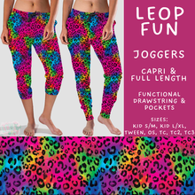 Load image into Gallery viewer, Batch #607 - Fun Run 28 - Closes 11/2 - ETA early Jan - Leop Fun Full and Capri Length Joggers
