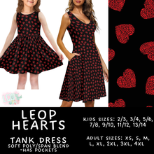 Load image into Gallery viewer, Batch #452 - Mom &amp; Me Love - Closes 11/21 - ETA early Jan - Leop Hearts Women&#39;s &amp; Girl&#39;s Tank Dress
