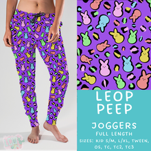 Load image into Gallery viewer, Ready To Ship - Leop Peep Joggers - TC2
