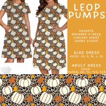 Load image into Gallery viewer, Batch #582 - Hello Fall 3 - Closes 9/7 - ETA early Nov - Leop Pumps Adult &amp; Kids Dresses
