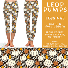 Load image into Gallery viewer, Batch #582 - Hello Fall 3 - Closes 9/7 - ETA early Nov - Leop Pumps Full and Capri Length Leggings
