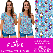 Load image into Gallery viewer, Batch #606 - Magical Character Winter - Closes 10/30 - ETA late Dec - LF Flake Everyday Tank &amp; Tee
