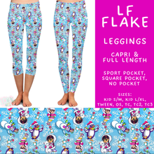 Load image into Gallery viewer, Batch #606 - Magical Character Winter - Closes 10/30 - ETA late Dec - LF Flake Full and Capri Length Leggings
