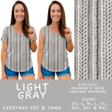 Load image into Gallery viewer, Batch #596 - Sweater Weather - Closes 10/9 - ETA early Dec - Light Gray Everyday Tank &amp; Tee

