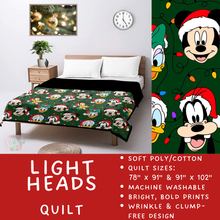 Load image into Gallery viewer, Batch #597 - Christmas Quilts - Closes 10/12 - ETA early Dec - Light Heads Quilt
