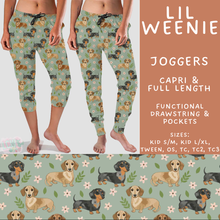 Load image into Gallery viewer, Batch #578 - July Request Run - Closes 8/31 - ETA late October - Lil Weenie Full and Capri Length Joggers
