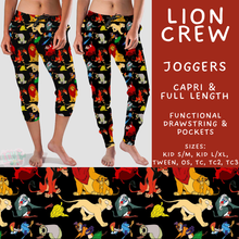 Load image into Gallery viewer, Batch #585 - Magical Faves 24 - Closes 9/14 - ETA mid Nov - Lion Crew Full and Capri Length Joggers
