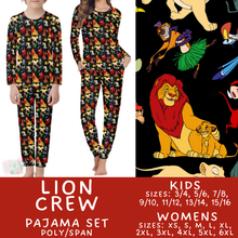 Load image into Gallery viewer, Batch #590 - Magical Family Pajamas - Closes 9/18 - ETA mid Nov - Lion Crew Women's &amp; Kid's Pajama Set
